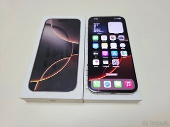 Apple iPhone 16 Pro Max 512GB Desert Titanium,BATERKA 99%