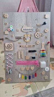 Montessori edukačná obojstranná tabuľa 60 x 90