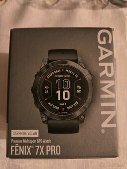 Hodinky Garmin Fenix 7X Pro Sapphire Solar Gray DLC Tit