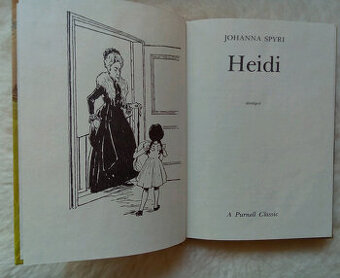 Johanna Spyri - Heidi - Kniha v Anglickom Jazyku