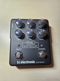 Gitarový pedál TC Electronic Ampworx Dual Wreck distortion - 1