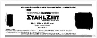 Stahlzeit-the most spectacular RAMMSTEIN tribute show- 28.02