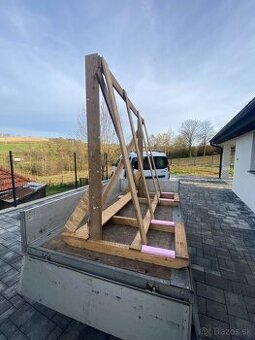 Prenájom prívesného vozíka  + Stojan na okná/dvere