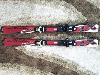 detské lyže TECNO PRO dl. 110 cm s komplet viazaním.