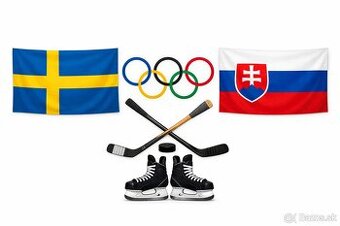 Listky - Slovensko - Svedsko - Olympiada 2026