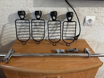 4 kúpeľňové police