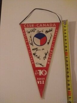 Vlajka ČSSR-KANADA.