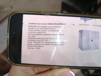 Predám chladiaci box