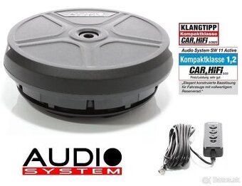Aktívny subwoofer do rezervného kolesa