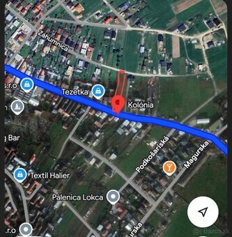 Stavebný pozemok Lokca