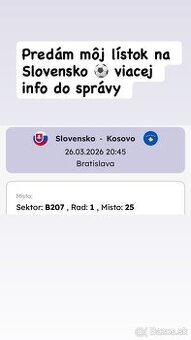 Slovensko - Kosovo