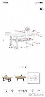 Stolík do obývačky