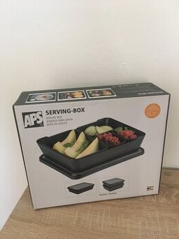 SERVÍROVACÍ BOX ČIERNY 7ks - 1