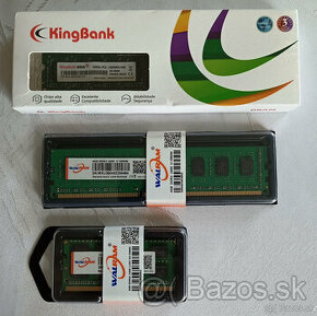 RAM DDR3 4GB 8GB 1600Mhz