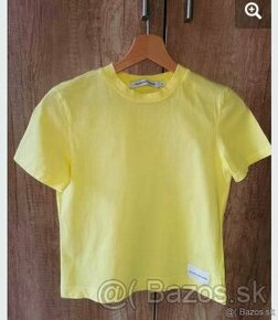 Dámske žlté tričko  Calvin Klein