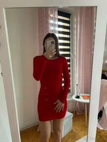 Červené mini šaty