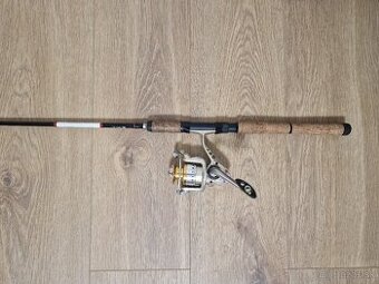 Prívlačový prút Daiwa + navijak Cormora 2000