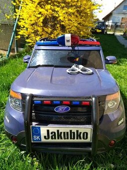 Elektrické policajné autíčko
