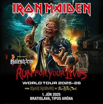 Iron Maiden 1.6 Bratislava - 2 vstupenky