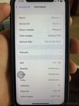 iPhone X 256gb