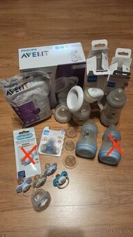 Philips Avent odsávačka mlieka+ antikolikové flašky MAM
