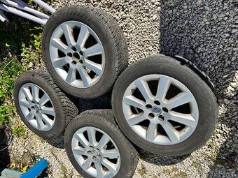 Predám Alu disky toyota 5x100 R16 zimné gumy 205/55R16