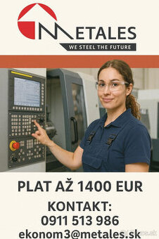 Operátor CNC (sústruh alebo fréza)