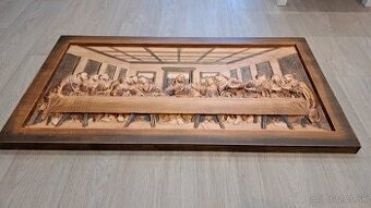 Predám obraz posledná večera vzor ako v ráme 120x60 cm