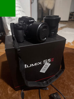 Znížená cena - Panasonic Lumix DC-S5 Mark II + 2 objektívy
