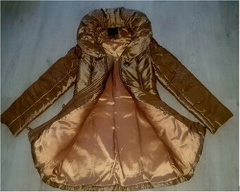 Zimná bunda zlatá v.L
