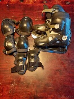 Detské korčule + chrániče