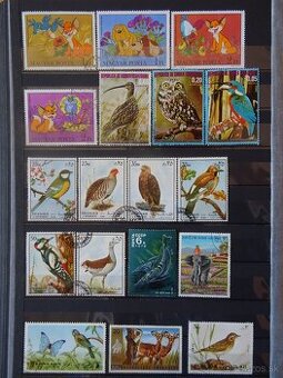 Pekná zbierka známok FAUNA a FLÓRA