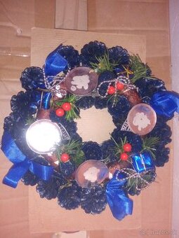 Darujem modré vianočné ozdoby a doplnky