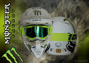 Fox V3 Ricky Carmichael Monster Pro Matte 12 Helmet (vel. L) - 1