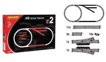 H0 kolajnice kolajove sety Mehano