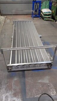 Nerezový odkvapávací žľab pod výparník- klima chladenie