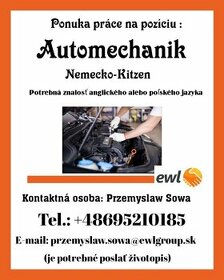 Automechanik/technik - Nemecko
