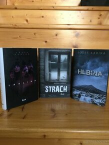 3 ks kníh od Jozefa Kariku, STRACH, TRHLINA a HLBINA