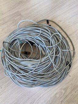 Audio káble – rôzne druhy, 3,6 kg