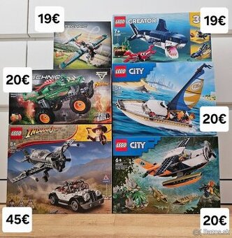 NOVÉ LEGO SETY TECHNIC A CITY, CREATOR