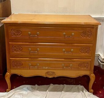 Vintage komoda, masiv, v 86 cm, s 103 cm, h 50 cm