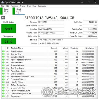 2.5" HDD pre notebook
