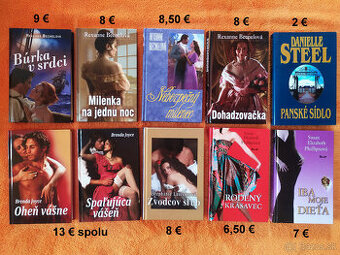 Romány, beletria, romantické, historické, detské knihy