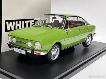 ŠKODA 110R ZELENÁ 1/24 WHITEBOX - 1
