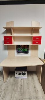 Písací stôl s nadstavbou