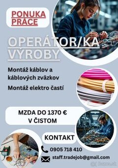 Hľadáme šikovných pracovníkov a pracovníčky do tímu.