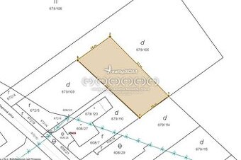 Stavebný pozemok 612 m2 v obci Bohdanovce nad Trnavou