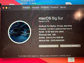 MacBook Pro 15" 2014 mid - 1