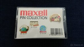 Maxell SX-II odznak v originál krabičke na audiokazetu - 1