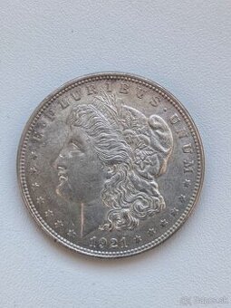 Strieborný Morgan Dollar 1921